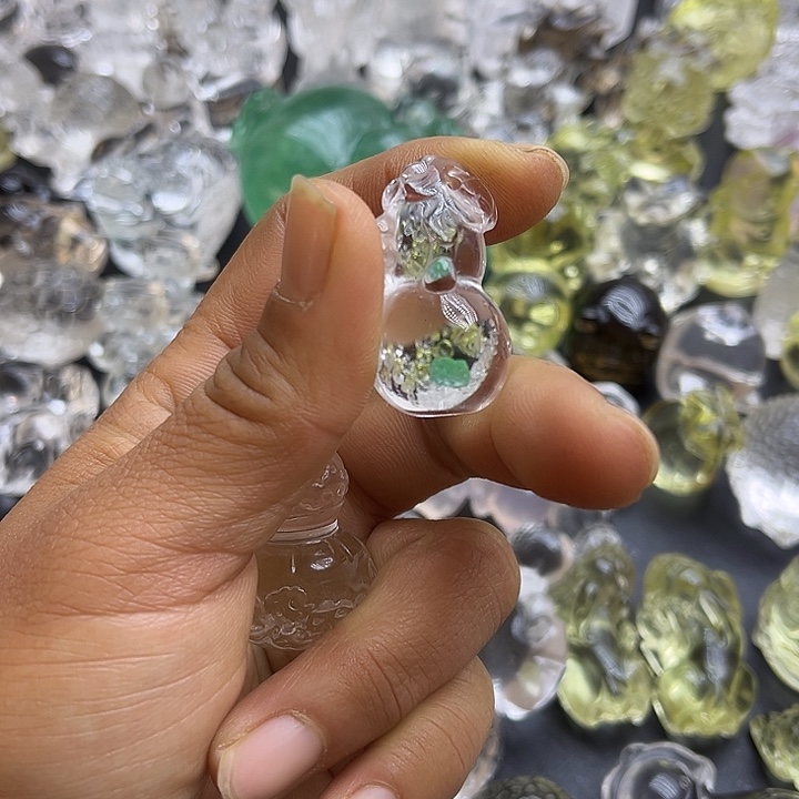 水晶摆件未镶嵌吊坠