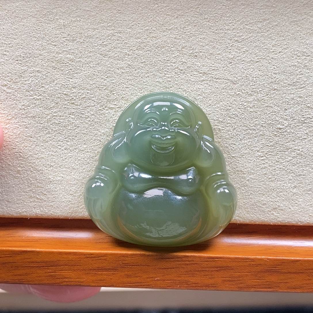 和田玉颈饰未镶嵌卡40