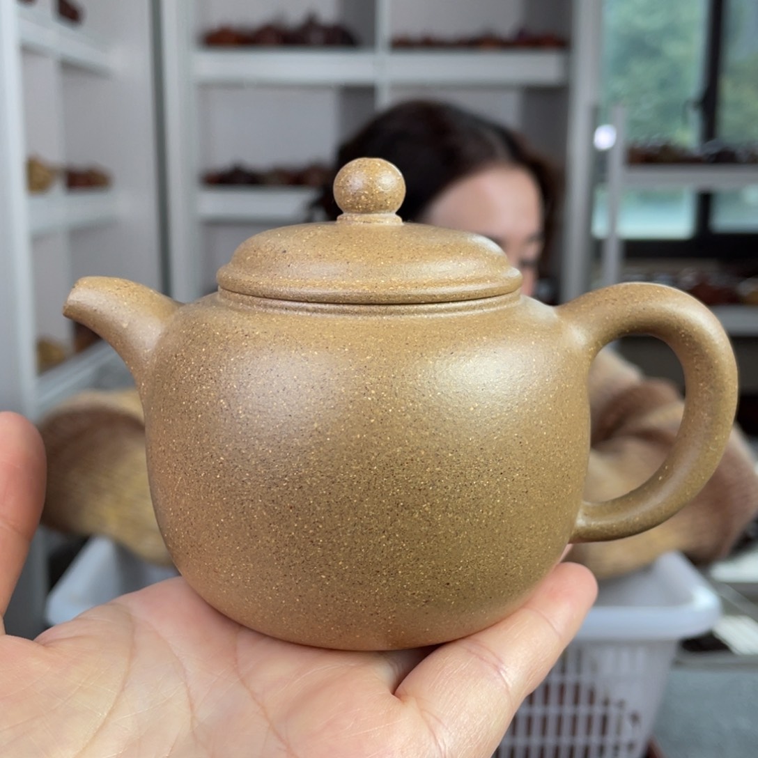 紫砂茶壶段泥袍尊210cc