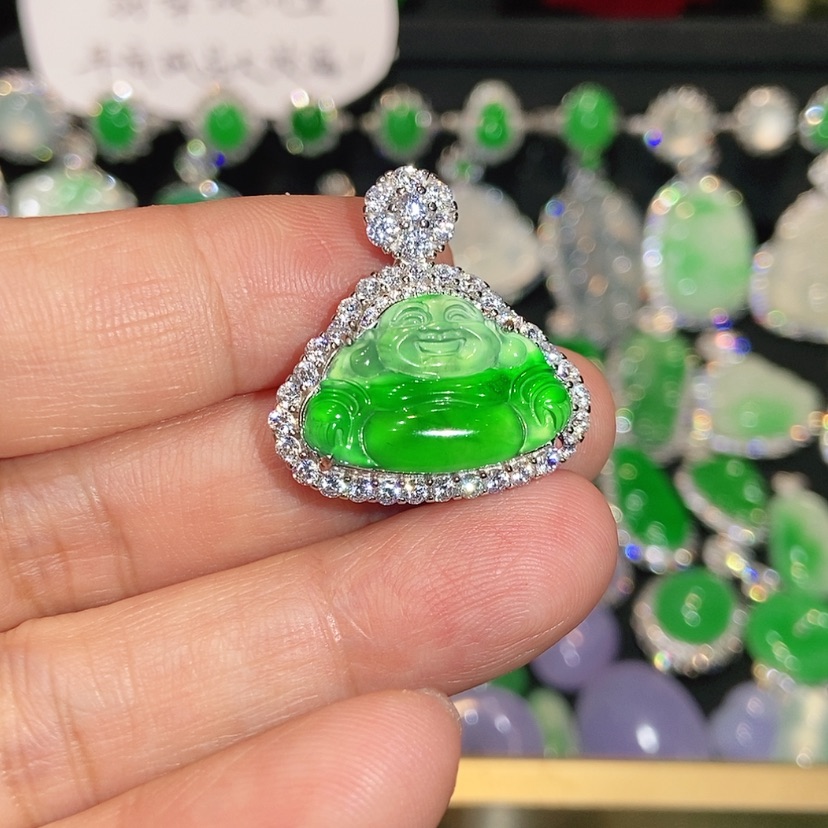 【闪购商品】颈饰未镶嵌翡翠天然翡翠