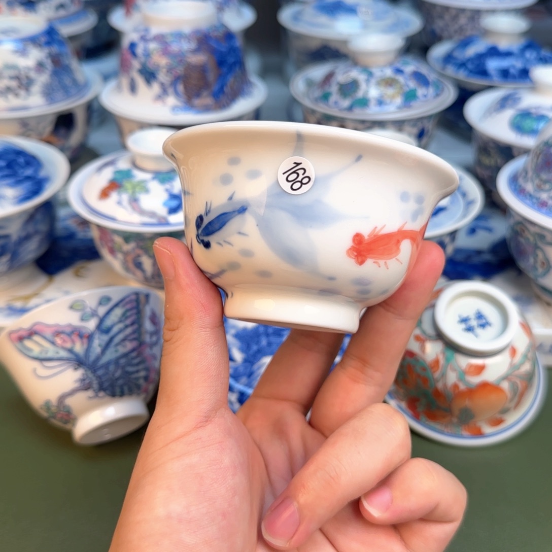 彦祖纯手工手绘茶具168