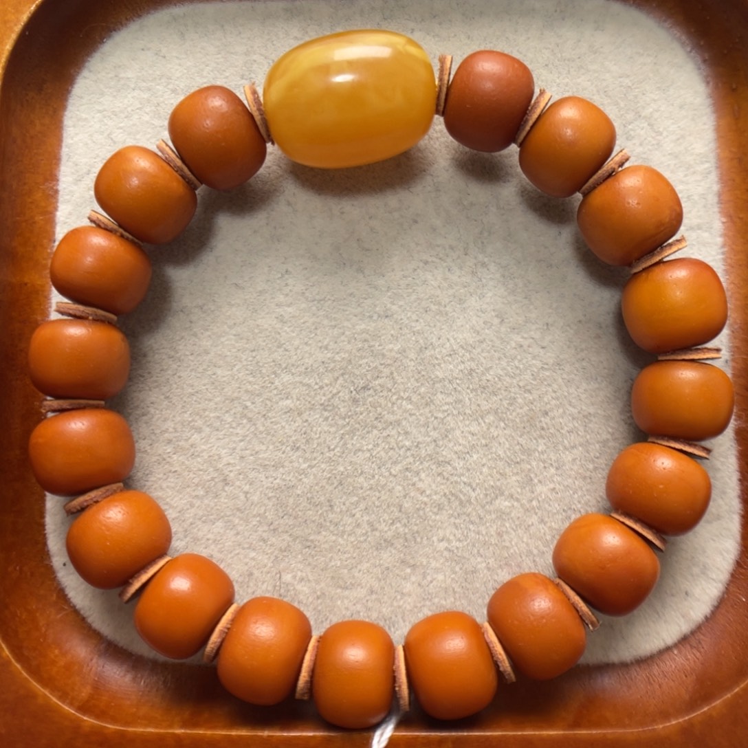 蜜蜡未镶嵌手串蜜蜡