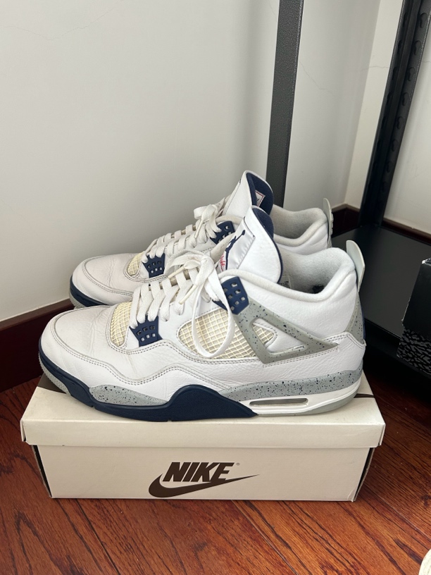aj4白蓝午夜蓝/鞋码46/无原盒配件