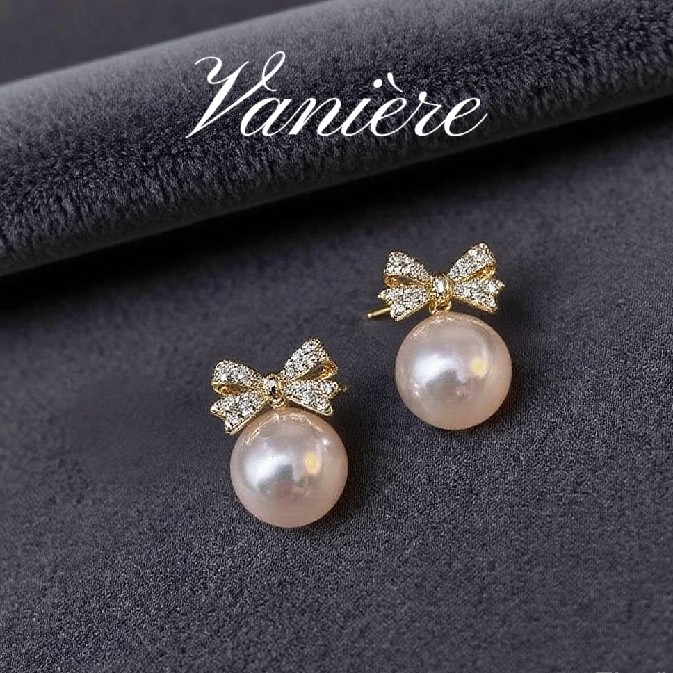 铜合金锆石耳饰 星星/云朵/宇宙耳钉蝴蝶结金色日韩女欧美风