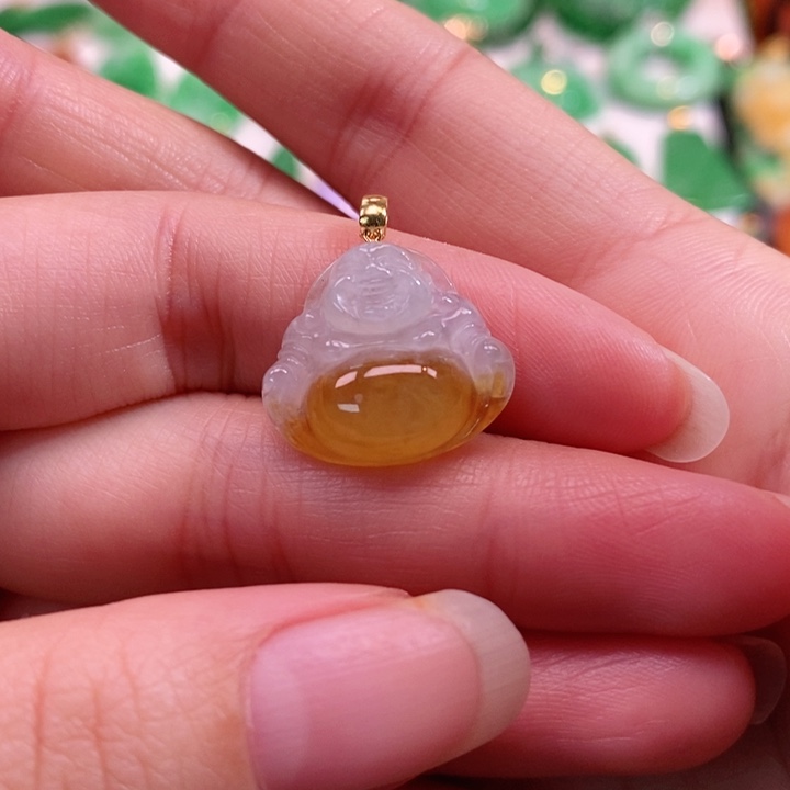 颈饰未镶嵌翡翠吊坠