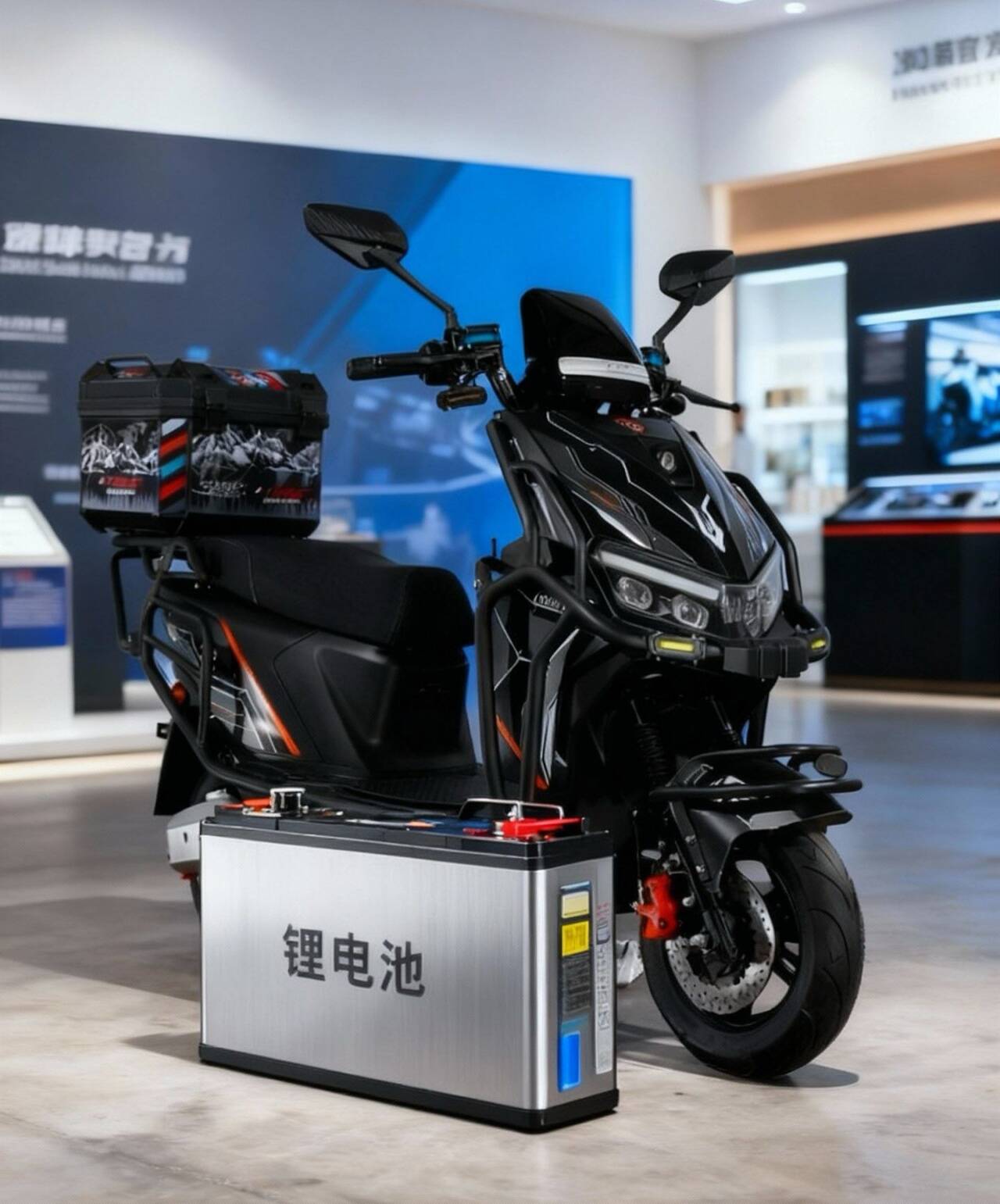 闪电王2500W电动车电池智能高端72v电池铅酸电池锂电池通用版本