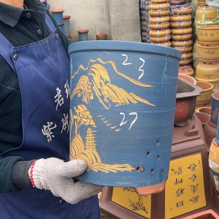 紫砂花盆是最具创意