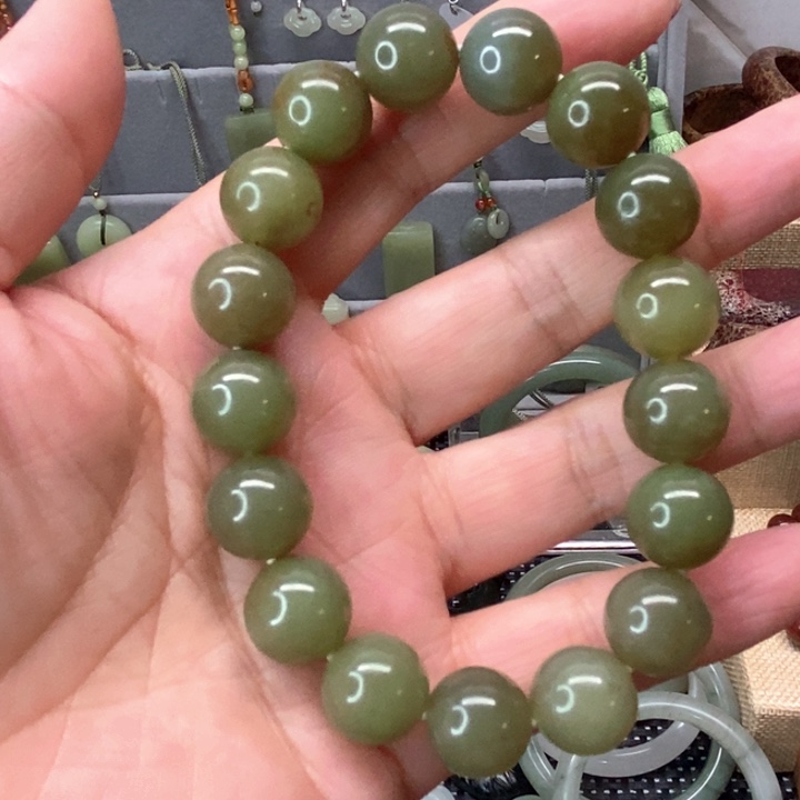 和田玉手链未镶嵌