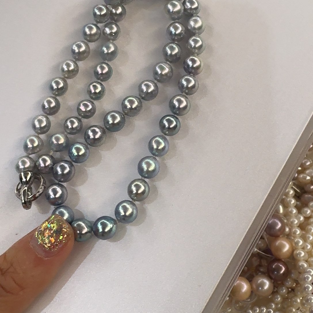 海水珍珠颈饰银S925镶嵌锦****