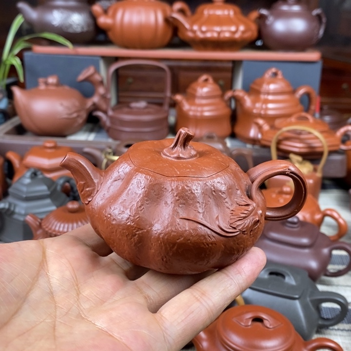 茶壶紫砂南瓜120-150cc特价促销