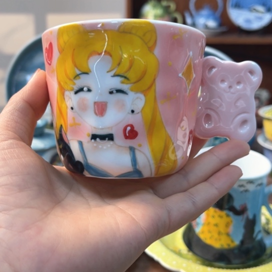 罐景德镇全手工手绘陶瓷