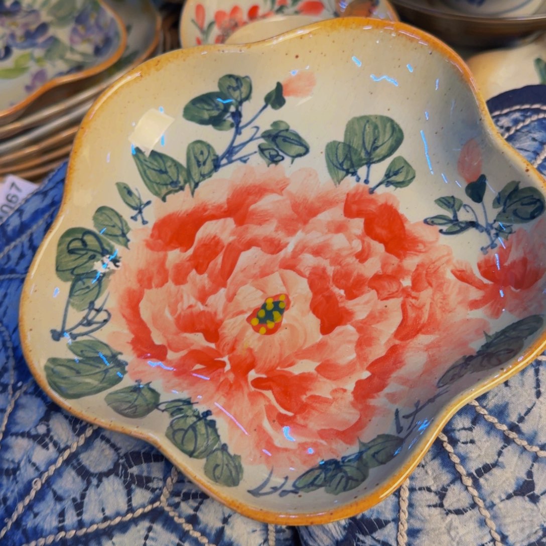 瓷片景德镇陶瓷手工手绘