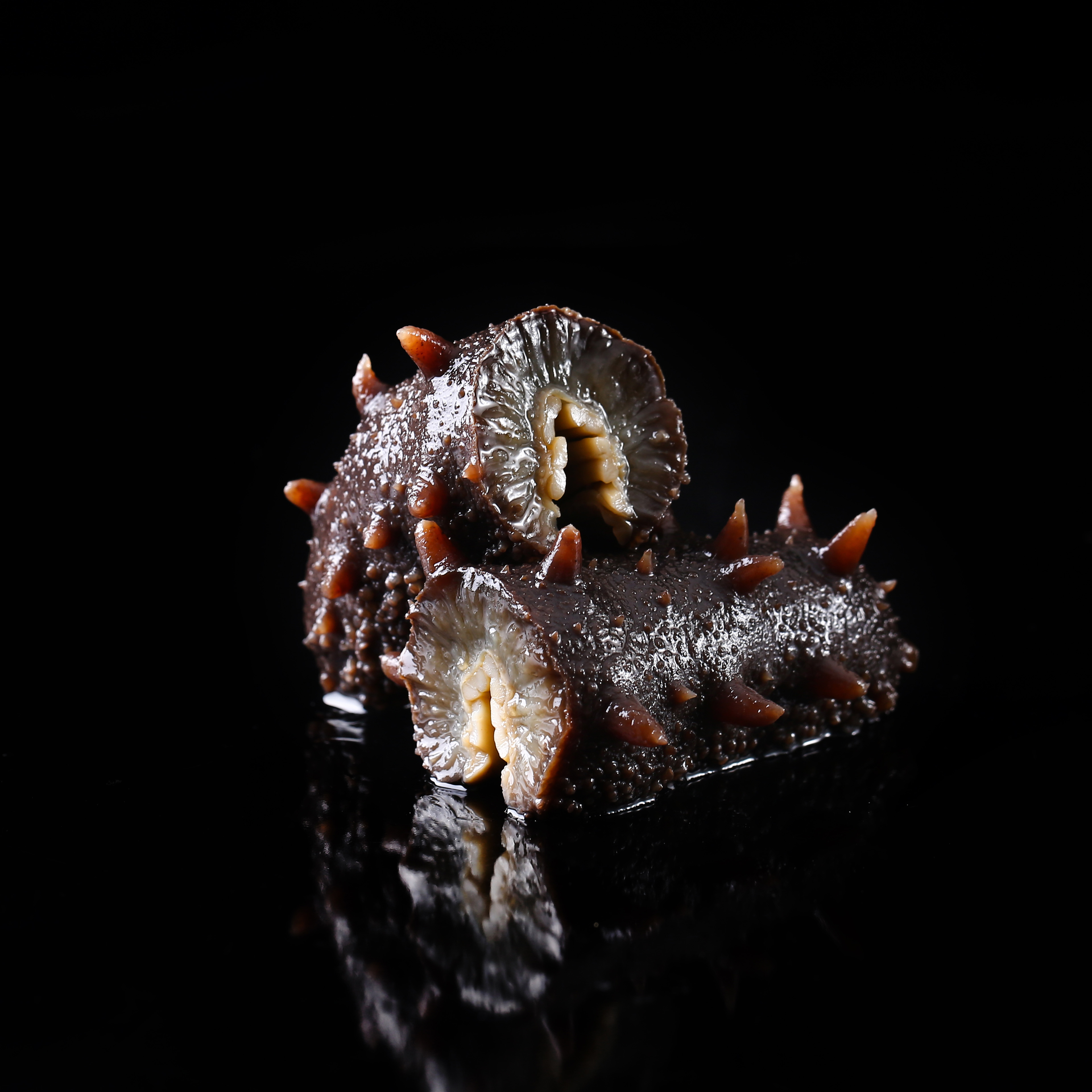 真空冷蒸熟化冷卤实心海参 卤汁入味不水发即食海参