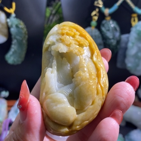 【闪购商品】颈饰未镶嵌翡翠山水