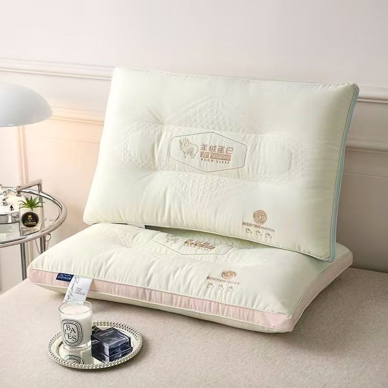 48*74cm高端枕芯刺绣立体