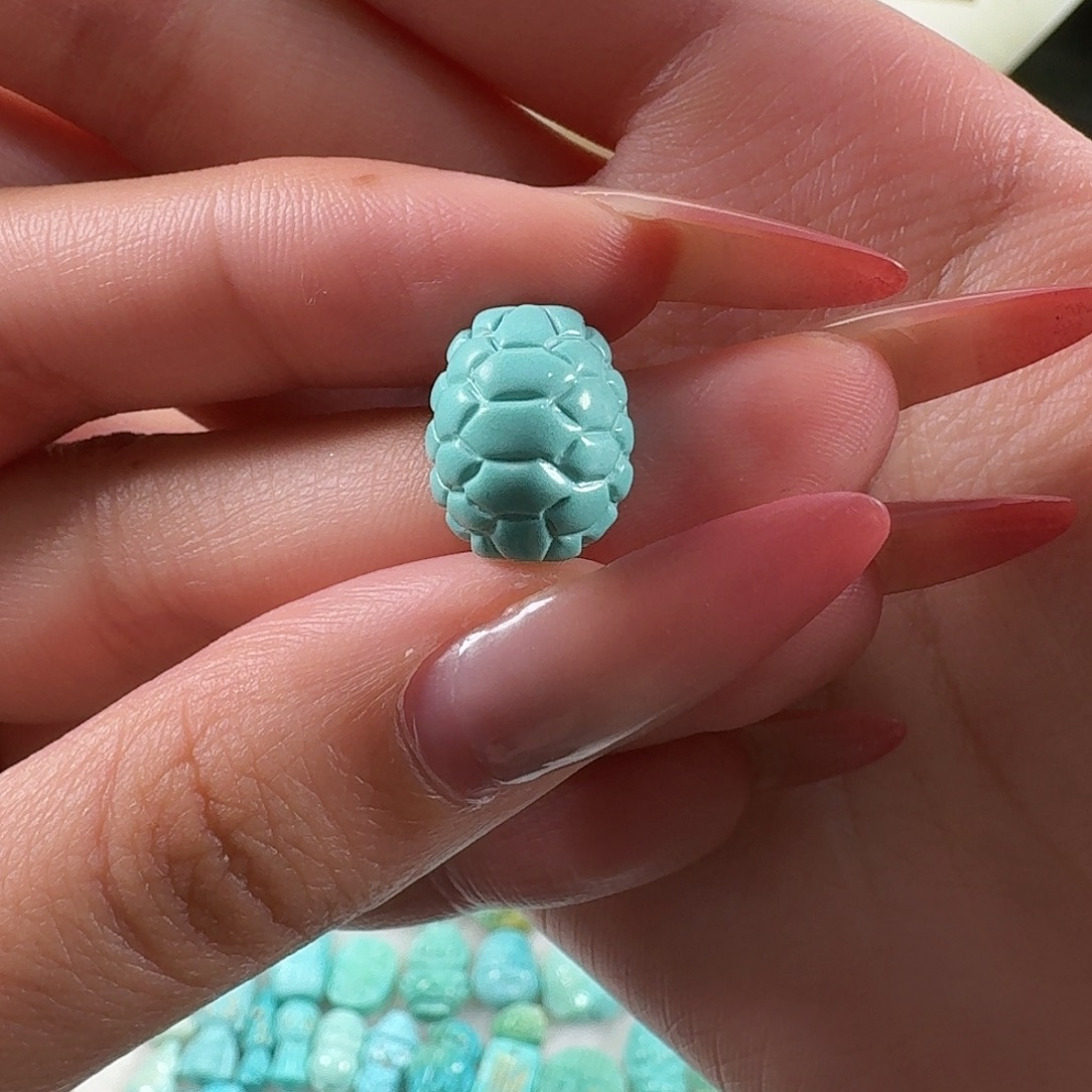 绿松石未镶嵌吊坠(不含链)富甲