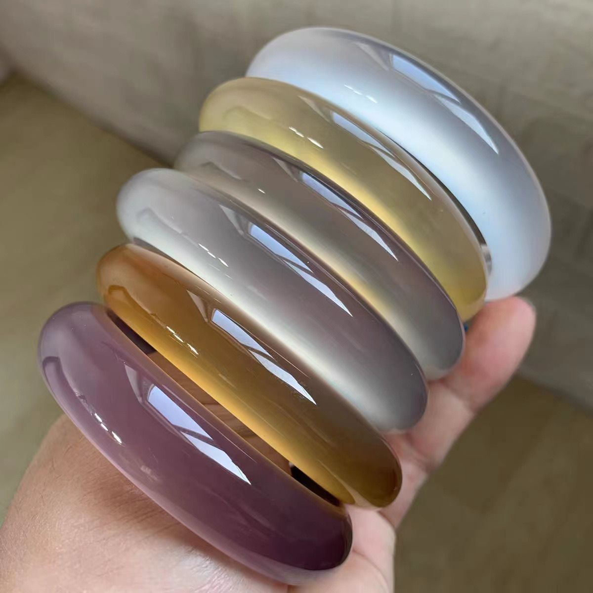 天然玛瑙高冰手镯