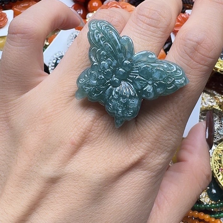 翡翠未镶嵌项链翡翠