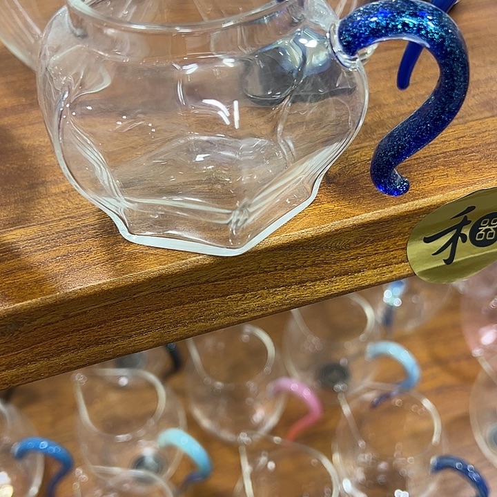 1***₎宝蓝金把手公道杯