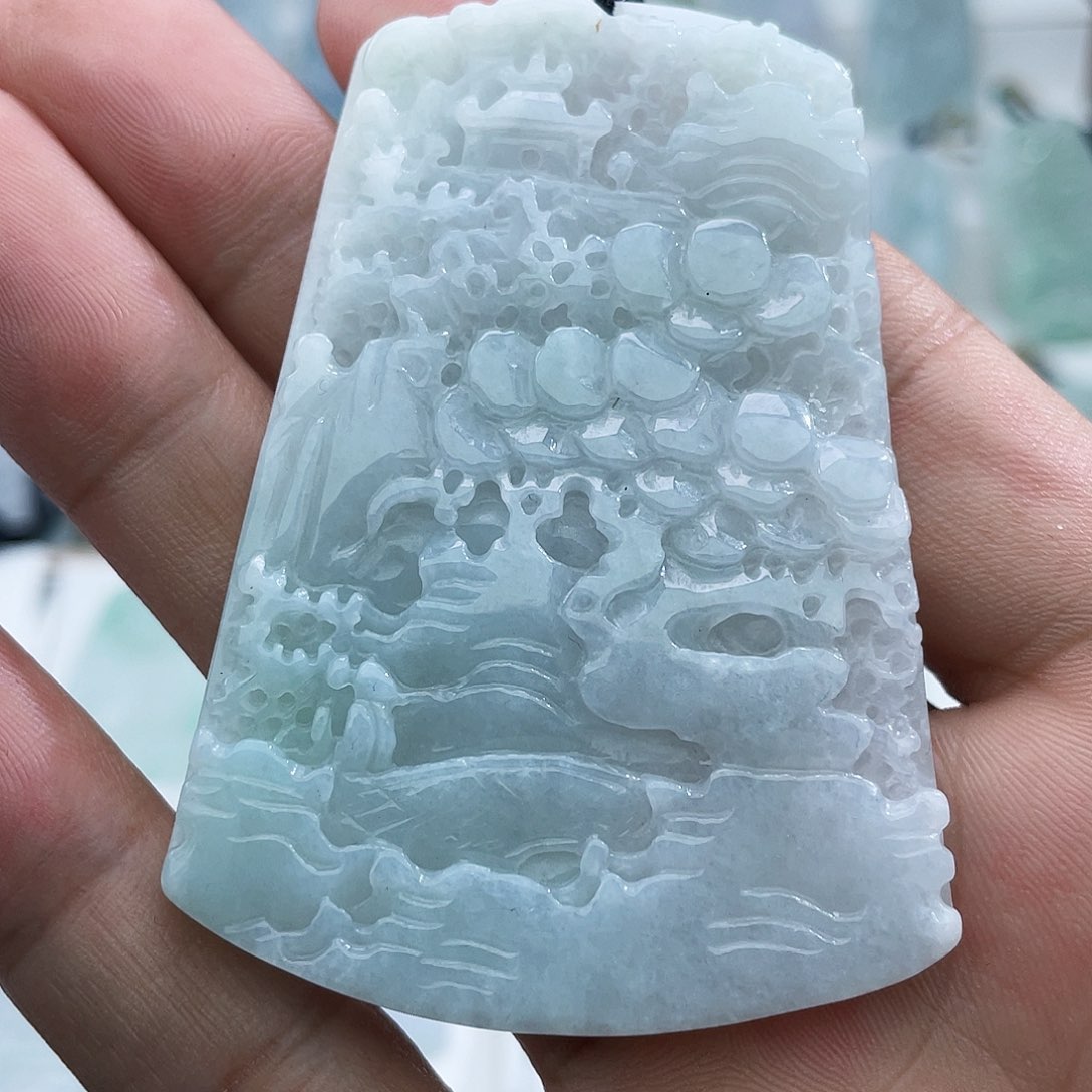 颈饰未镶嵌翡翠翡翠