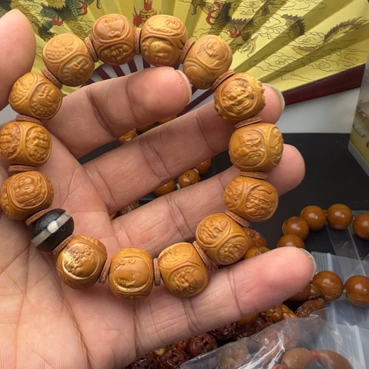 橄榄核手串/手链1.5老型微色差瑕疵