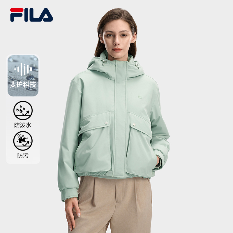 Fila/斐乐【杨幂同款】女子棉服保暖外套运动休闲棉衣F11W613904F