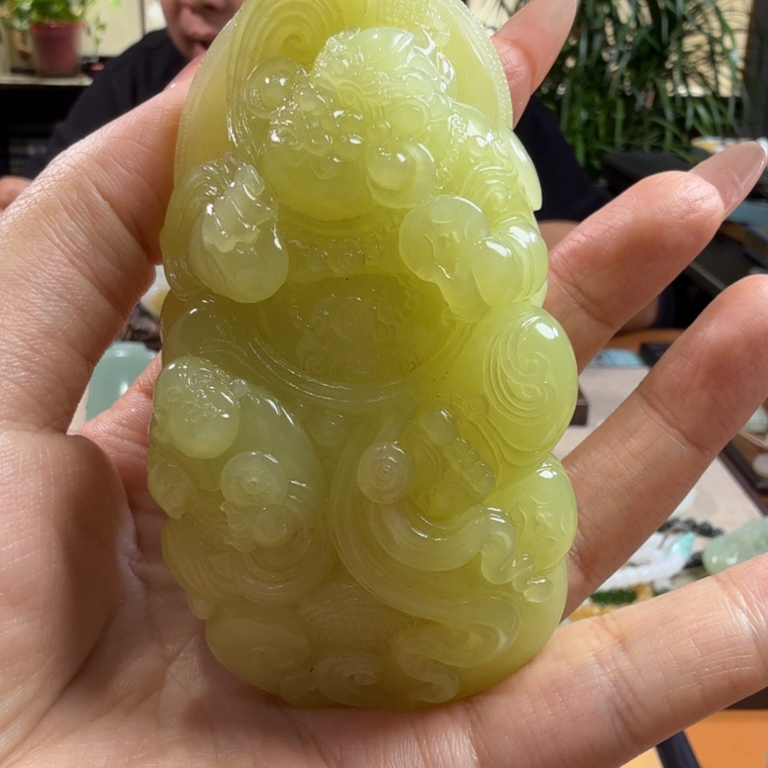 和田玉手把未镶嵌