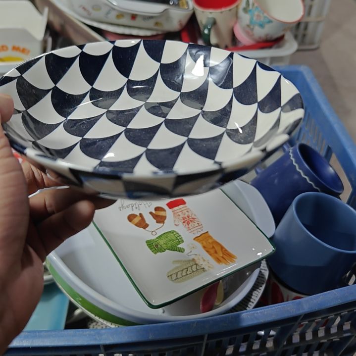 瓷片陶瓷餐具杯碗盘微瑕介意慎拍.满15.9元包邮