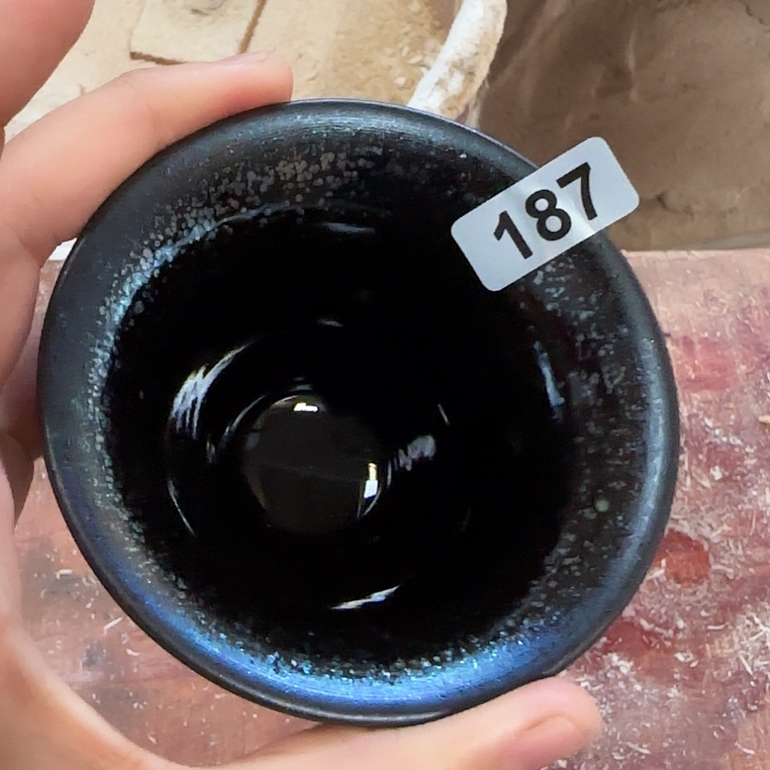 茶盏文凤柴烧开窑