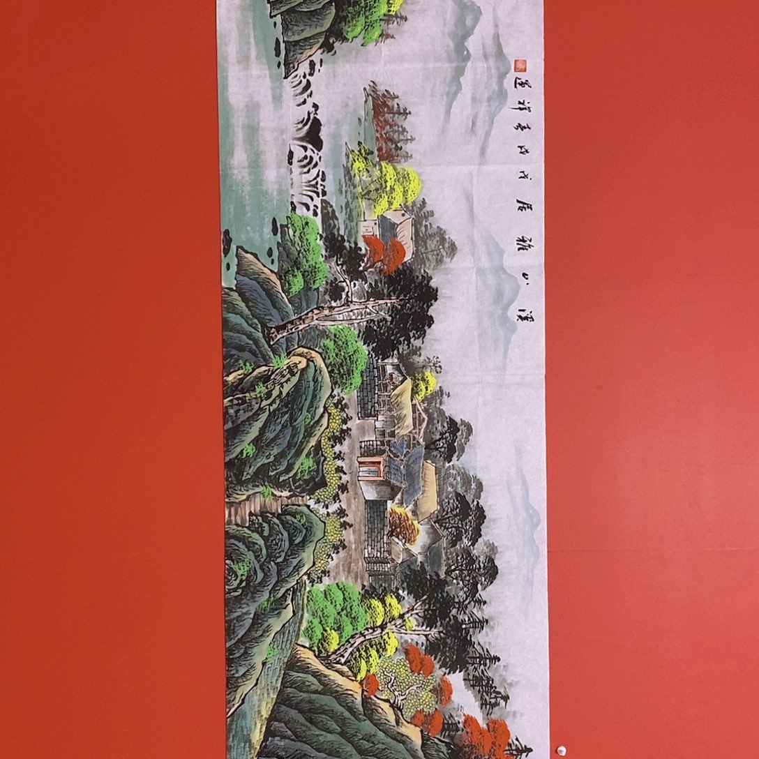 国画山水花鸟国画作品