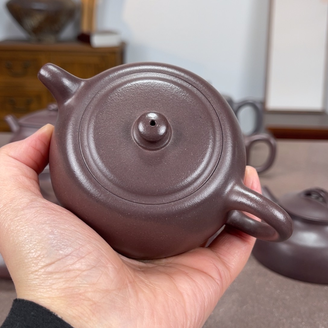紫砂茶壶影**人天青井栏170