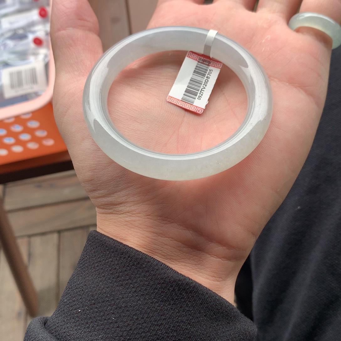 翡翠未镶嵌手镯60号53.5