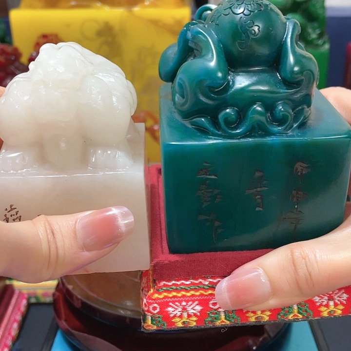 寿山石印石牵****人篆刻印章引首章闲章姓名章生日礼物