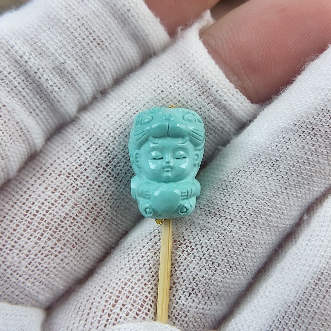 绿松石珠宝奇石未镶嵌