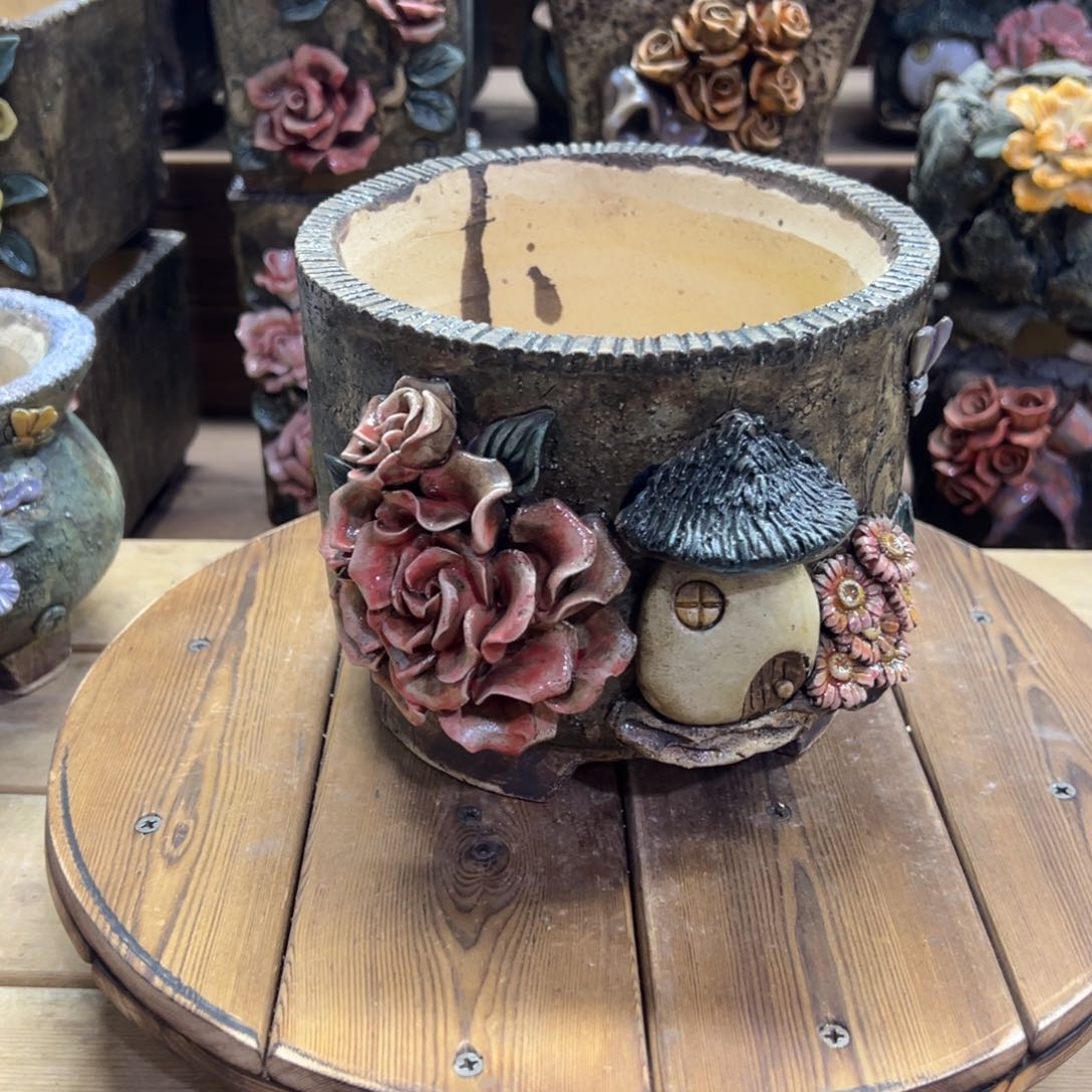 红陶青藤多肉花盆