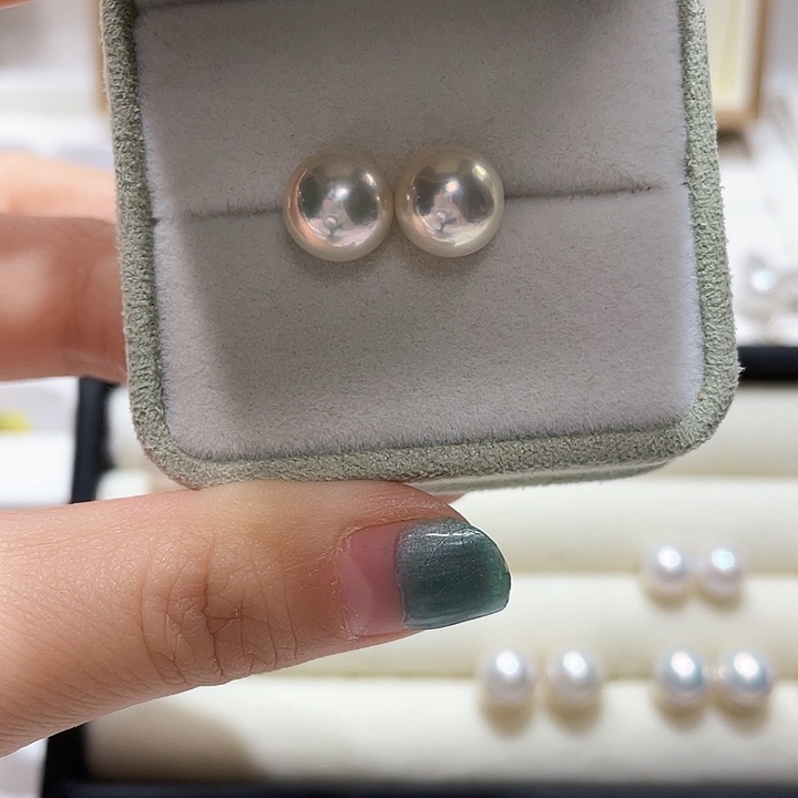 非金属9.34mm正圆耳钉福利不退换