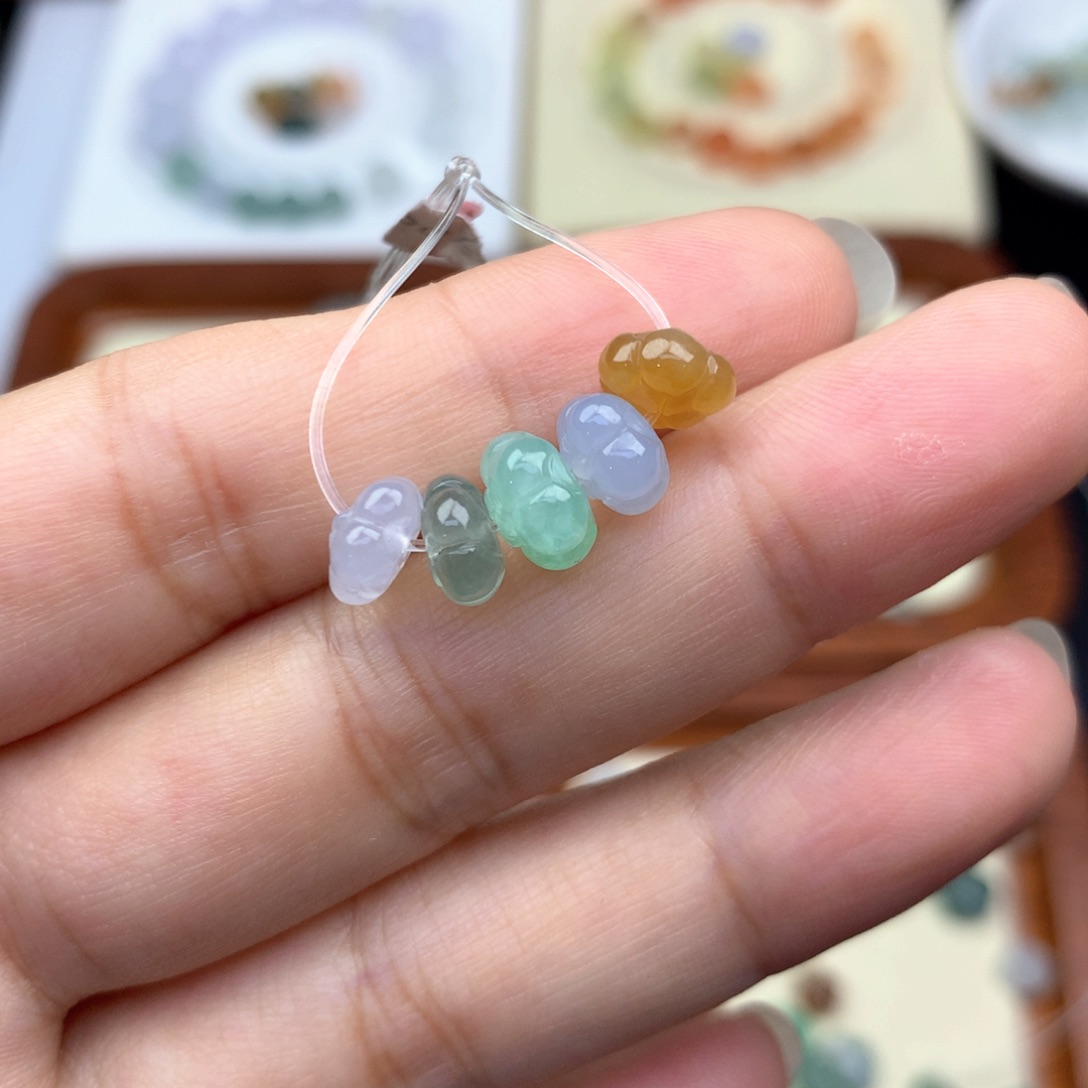 吊坠(不含链)未镶嵌翡翠莲花珠