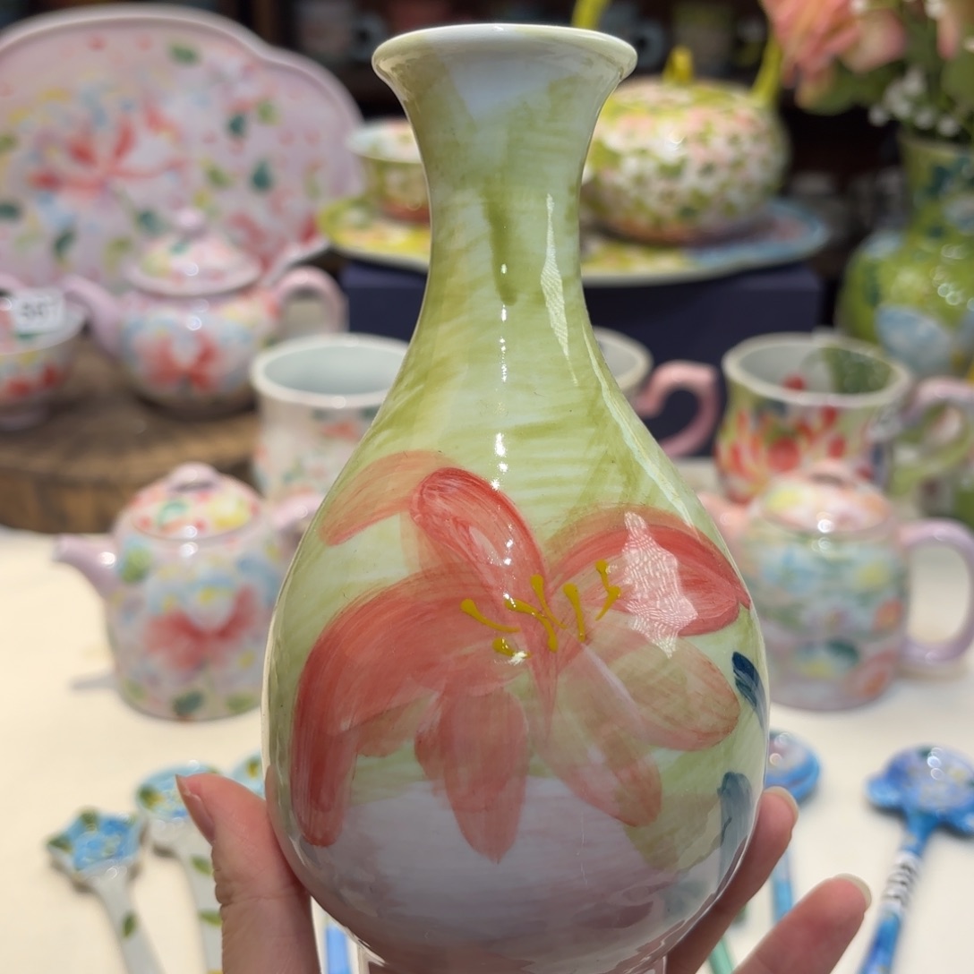 景德镇手绘高温釉下彩陶瓷茶具