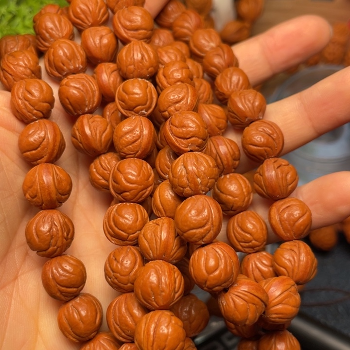 桃核手串龙纹桃核31