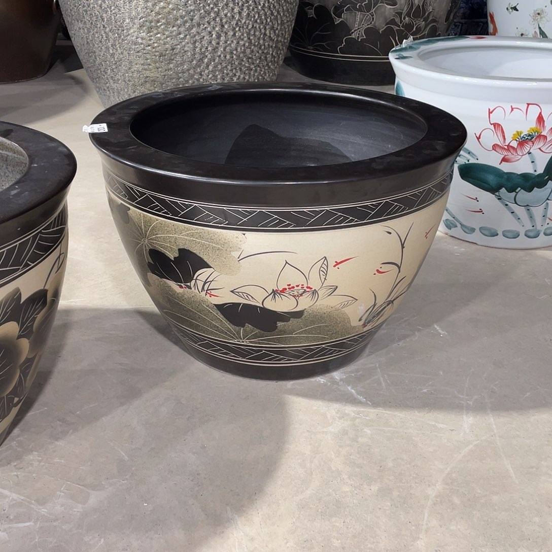 缸瓷器瓷器65高度43瓷器一对