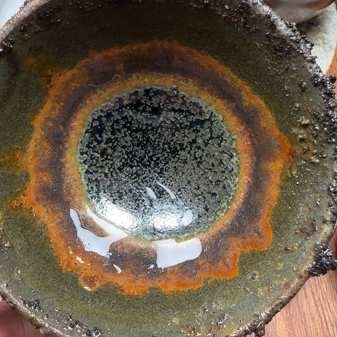 柴烧建盏茶盏茶杯215