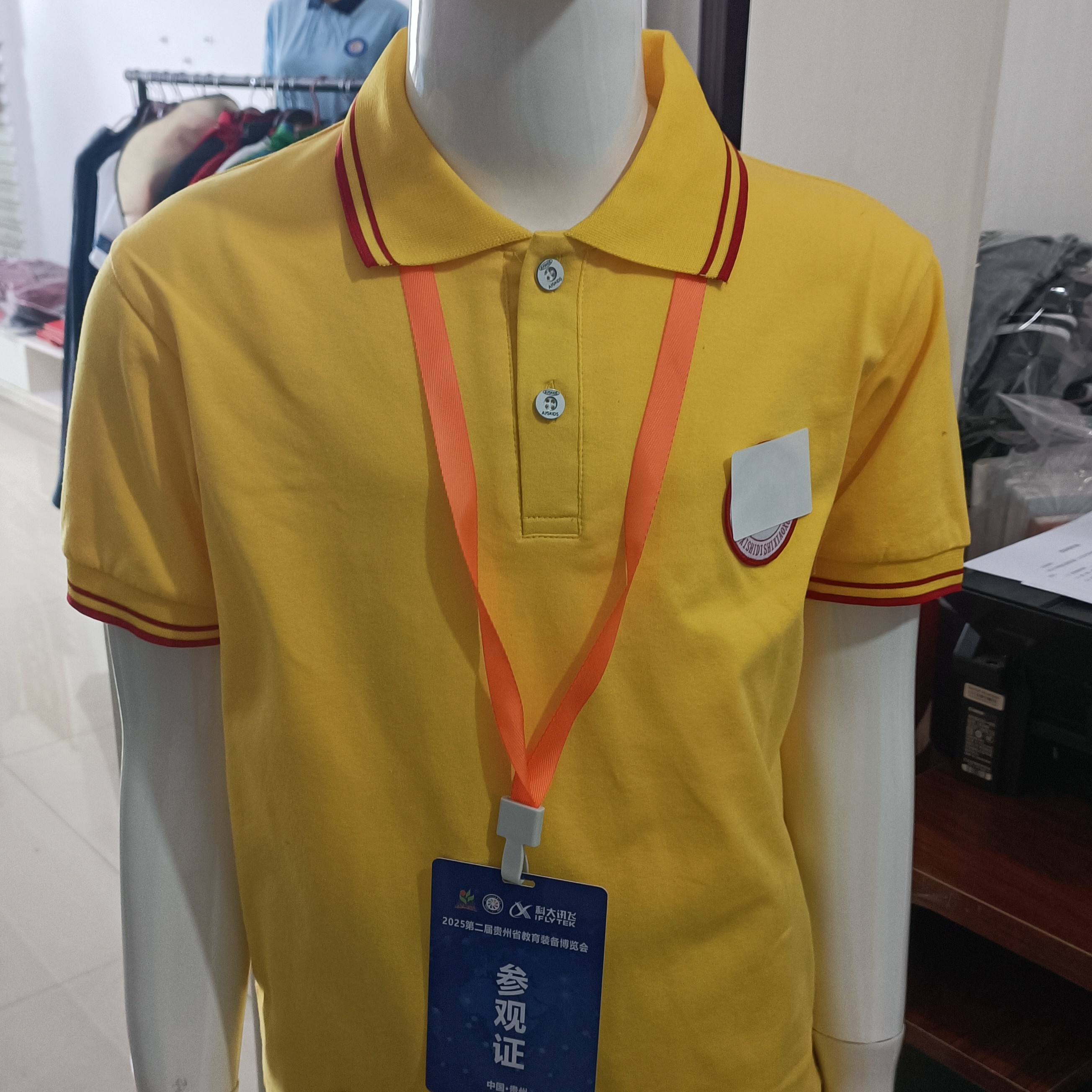 拼色男童刺绣男女通用夏季B类学院见详情服装校服