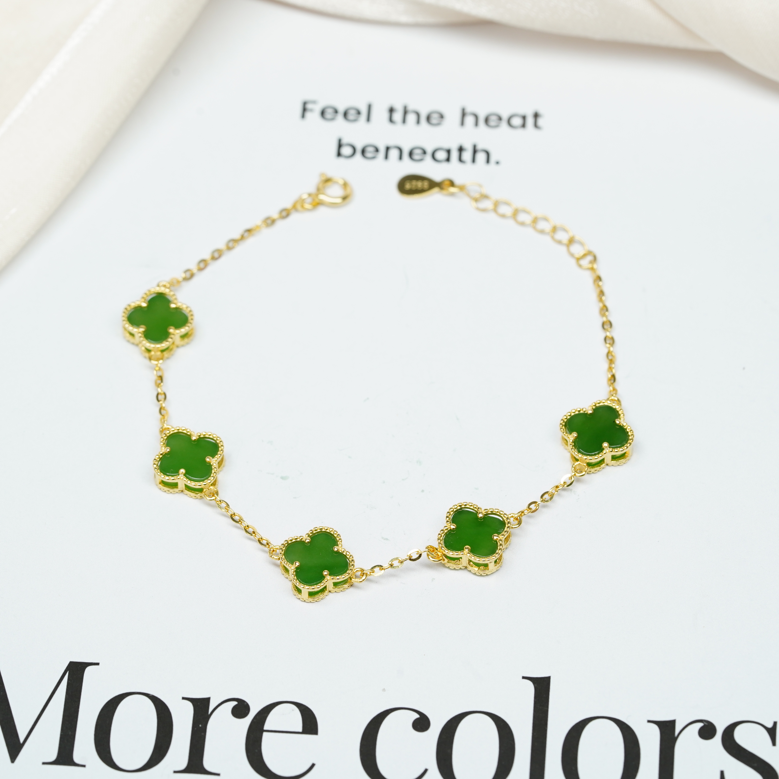 【小北好物】S925银和田玉手链约8mm5颗面【多样性发一件】QH08X660