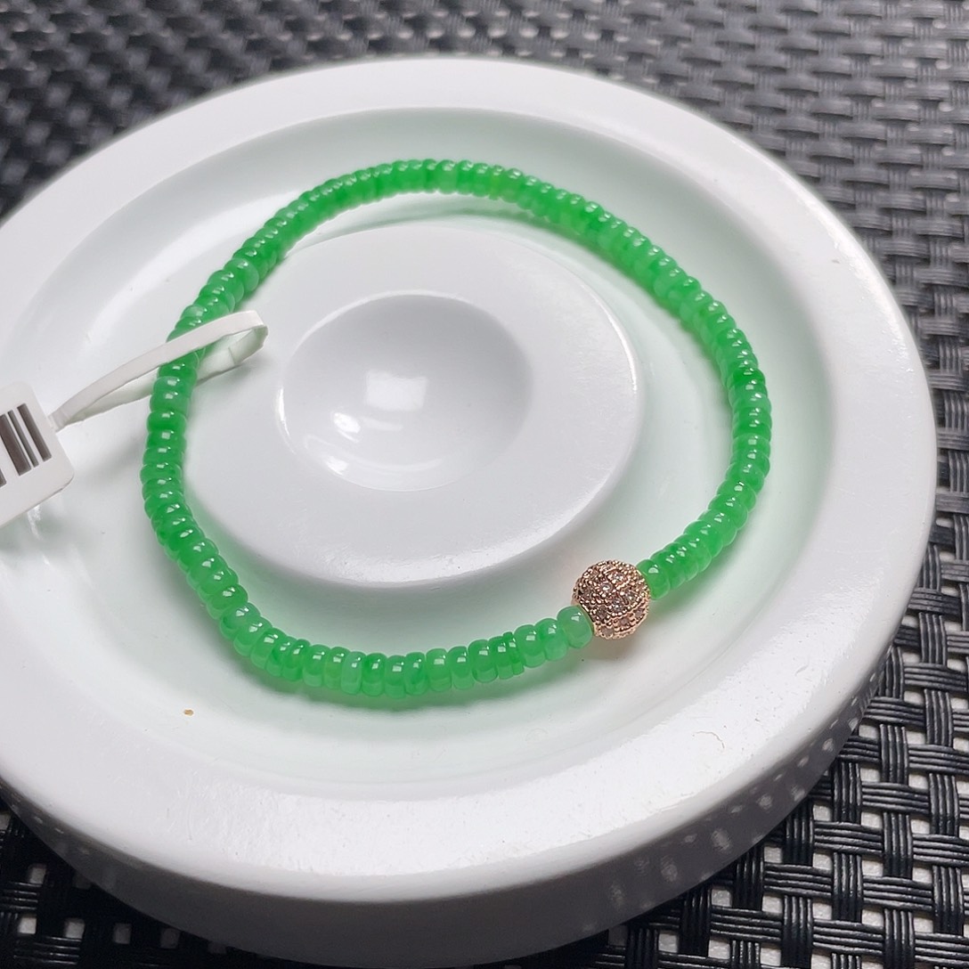 翡翠手链未镶嵌卡3.4