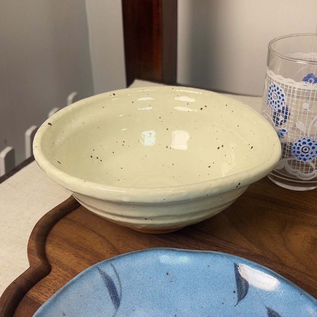 瓷片奶油芝麻釉大钵2