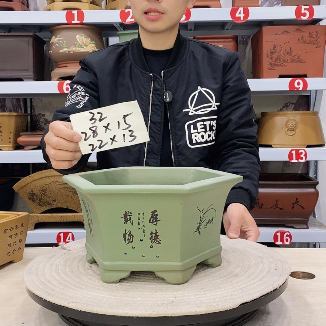 紫砂花盆紫砂艺术