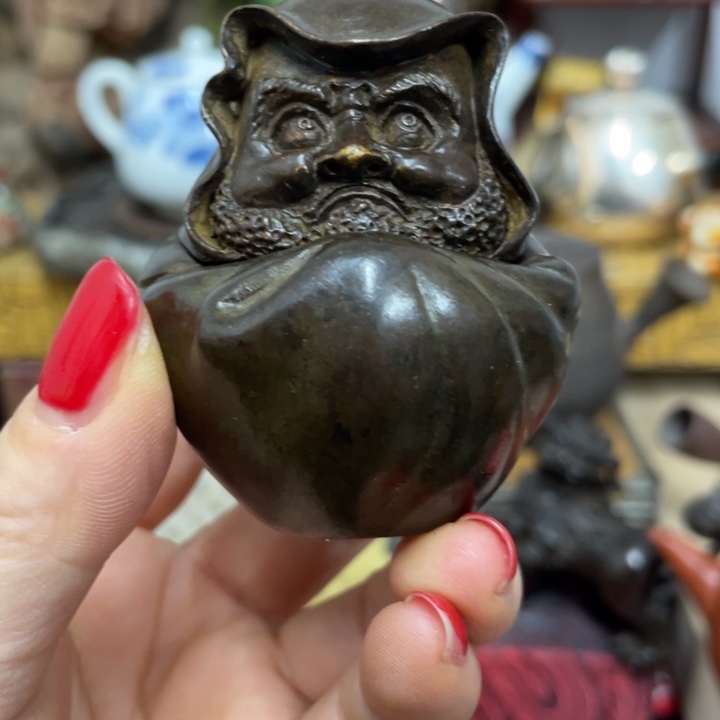 铜中古艺术品摆件