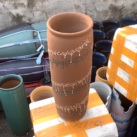 红陶14/42粗陶花盆微瑕