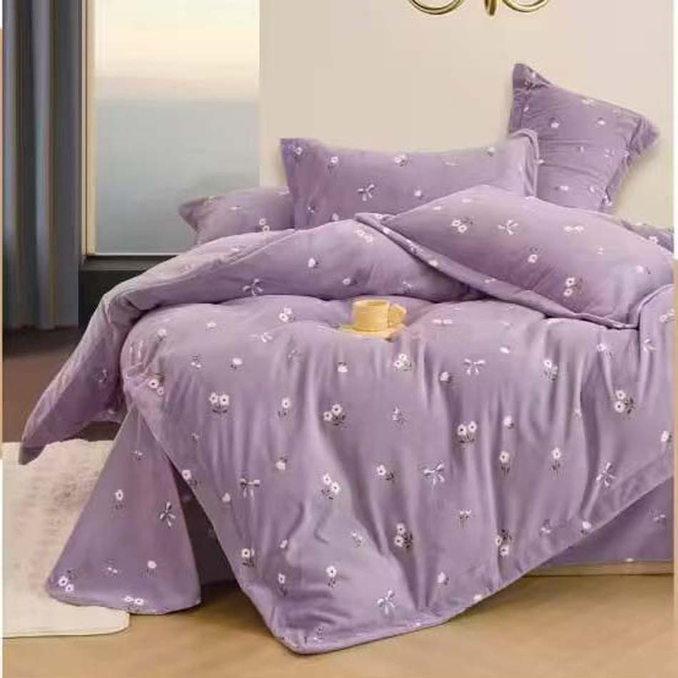 帛纳家纺保暖牛奶绒（一朵小花）包邮