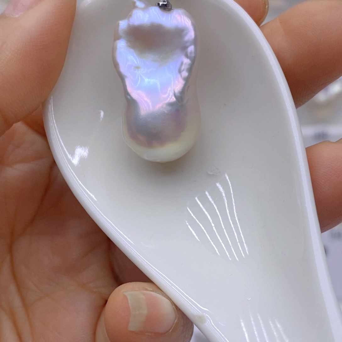 颈饰淡水珍珠银S925镶嵌